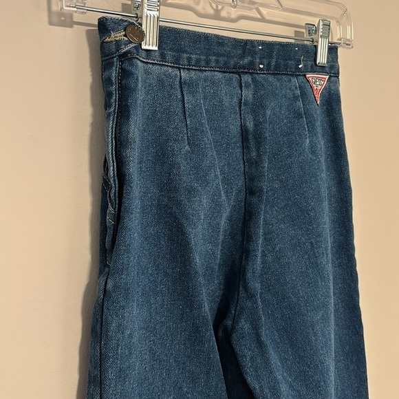 Vintage 80s George Marciano for Guess Denim Stirup Pants size 28 - Picture 5 of 8